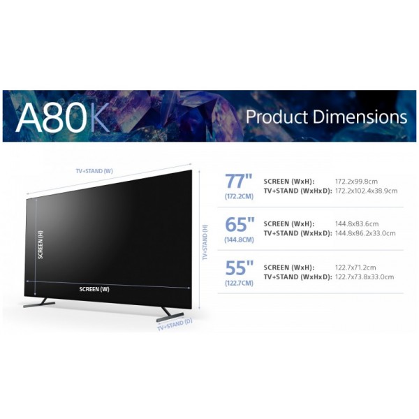 jlf electronics sony bravia xr a80k oled hdr 4k