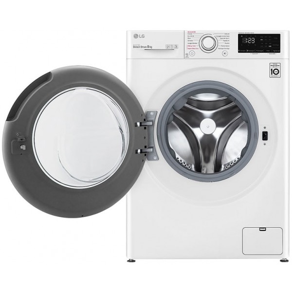 jlf electronics lg f4wv308s3e cwashing machine 8kg ai dd™ steam