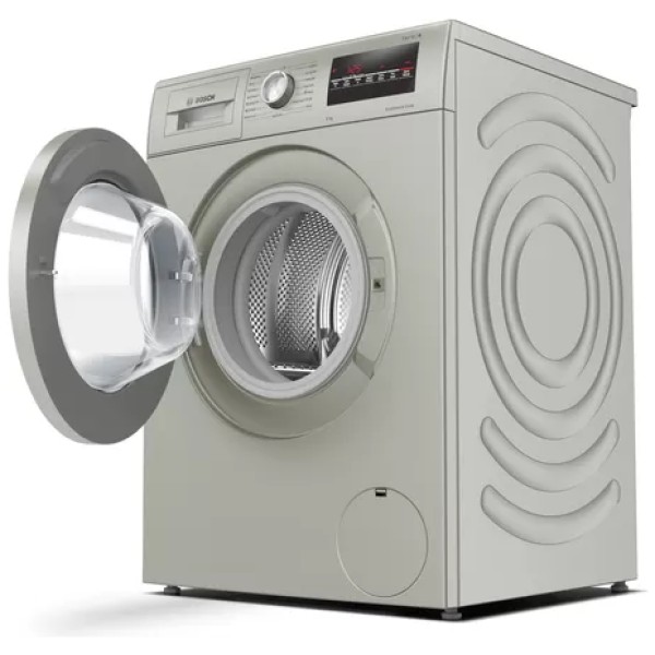 jlf electronics bosch wan282x1gb series 4 freestanding washing machine front loader 8 kg silver inox