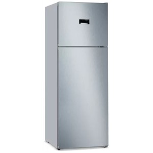 jlf electronics bosch kdn56xleb series 4 freestanding two door refrigerator 193 x 70 cm inox look