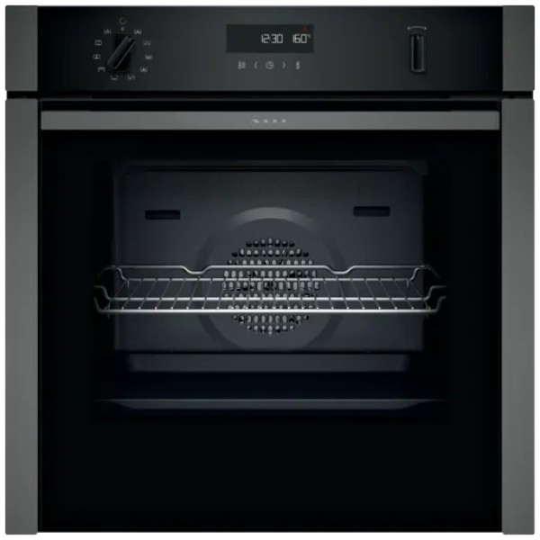 jlf electronics neff b5ach7ag0 no 50 built in oven 60 x 60 cm graphite grey