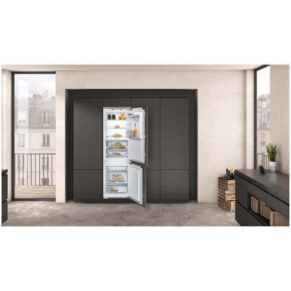 jlf electronics neff ki8865de0 no 90 built in refrigerator 1772 x 558 cm soft close flat hinge