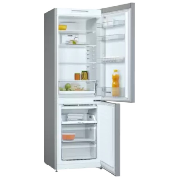 jlf electronics pitsos pknb36nle0 freestanding fridge freezer 186 x 60 cm inox color