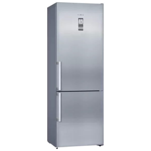 jlf electronics pitsos pknb49xiep freestanding fridge freezer 203 x 70 cm inox antifinger