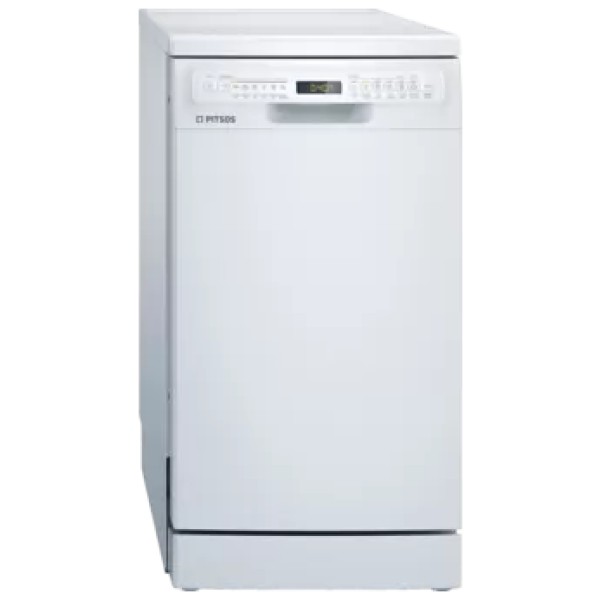 pitsos dss60w00 freestanding dishwasher 45 cm white