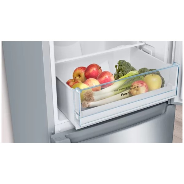 jlf electronics pitsos pknb36nle0 freestanding fridge freezer 186 x 60 cm inox color