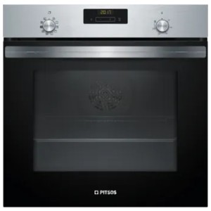 jlf electronics pitsos ph22s40x2 built in oven with additional steam function 60 x 60 cm stainless steel
