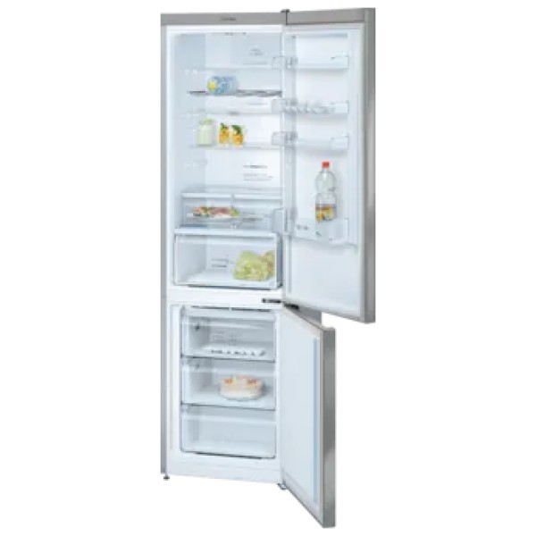 jlf electronics pitsos pknb39xie2 freestanding fridge freezer 203 x 60 cm inox antifinger