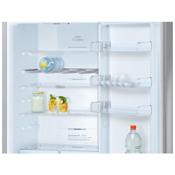 jlf electronics pitsos pknb39xie2 freestanding fridge freezer 203 x 60 cm inox antifinger