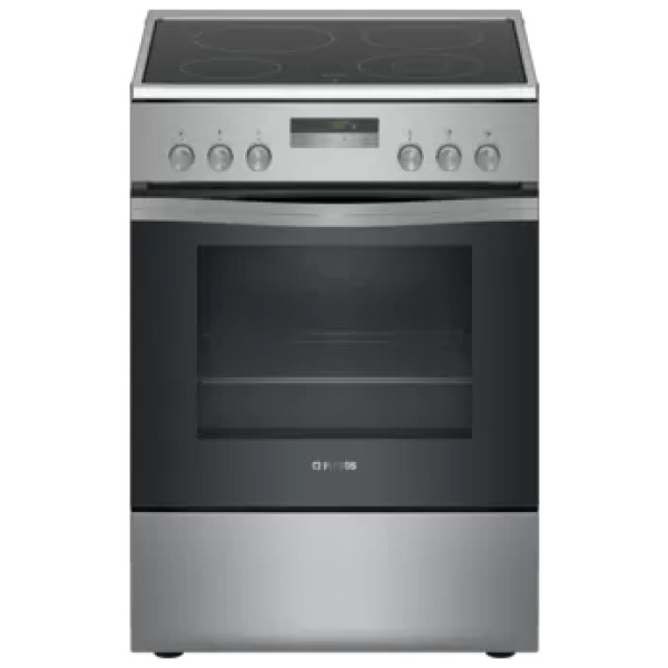 pitsos phsr49250 freestanding cooker with electric stoves stainless steel