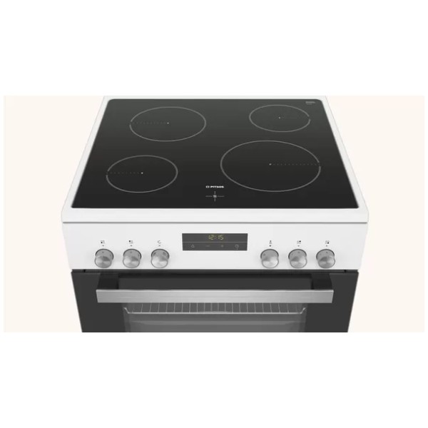 jlf electronics pitsos phn039120 freestanding cooker with electric stoves white