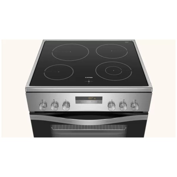 jlf electronics pitsos phsr49250 freestanding cooker with electric stoves stainless steel