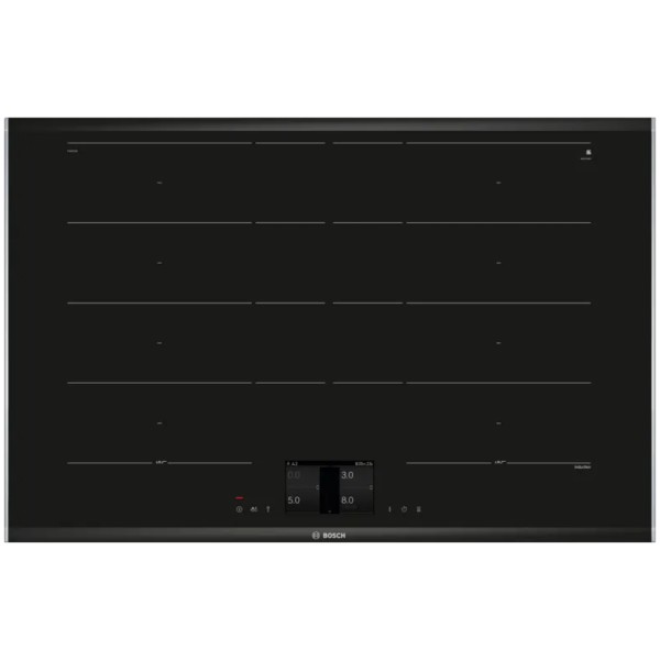 jlf electronics bosch pxy875kv1e series 8 induction hobs 80 cm surface mount with frame