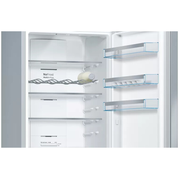 jlf electronics bosch kgn397ieq series 4 free fridge freezer 203 x 60 cm inox antifinger