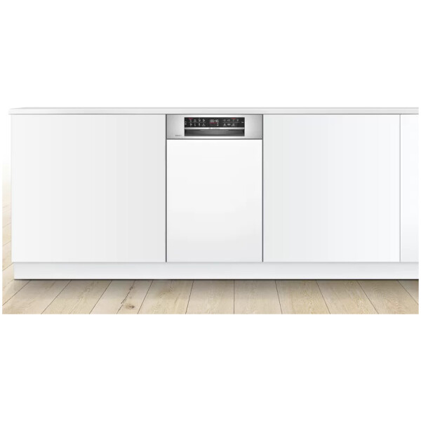 jlf electronics bosch spi6yms17e series 6 semi integrated dishwasher with visible front 45 cm stainless steel