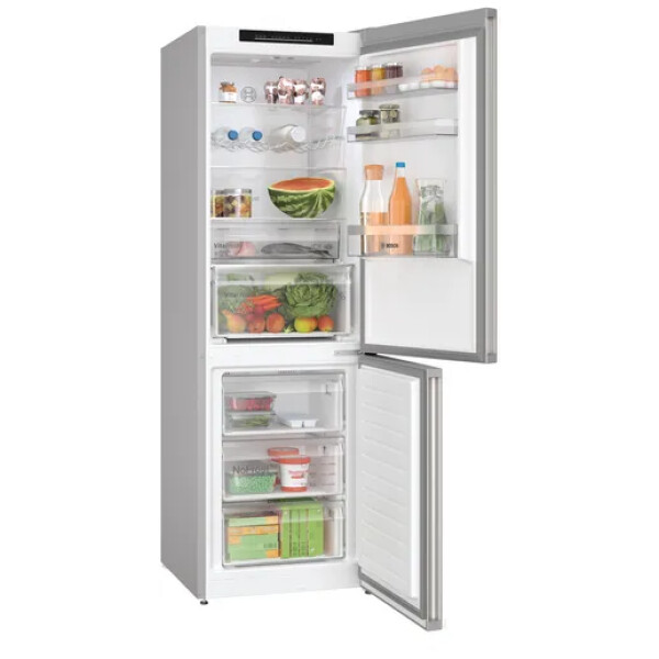 jlf electronics bosch kgn362idf series 4 free fridge freezer 186 x 60 cm inox antifinger