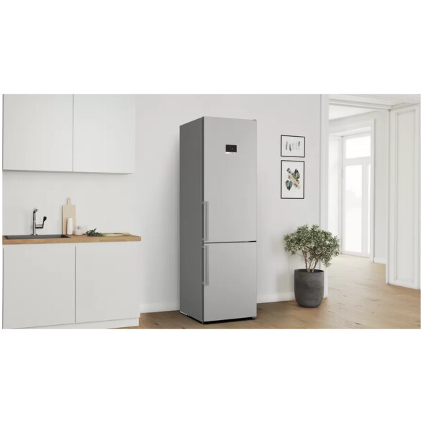 jlf electronics bosch kgn397ict series 4 free fridge freezer 203 x 60 cm inox antifinger