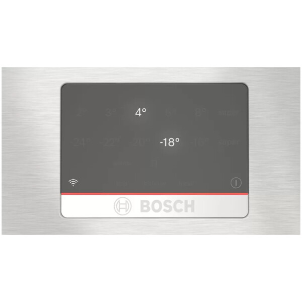 jlf electronics bosch kgn39aict series 6 free fridge freezer 203 x 60 cm inox antifinger