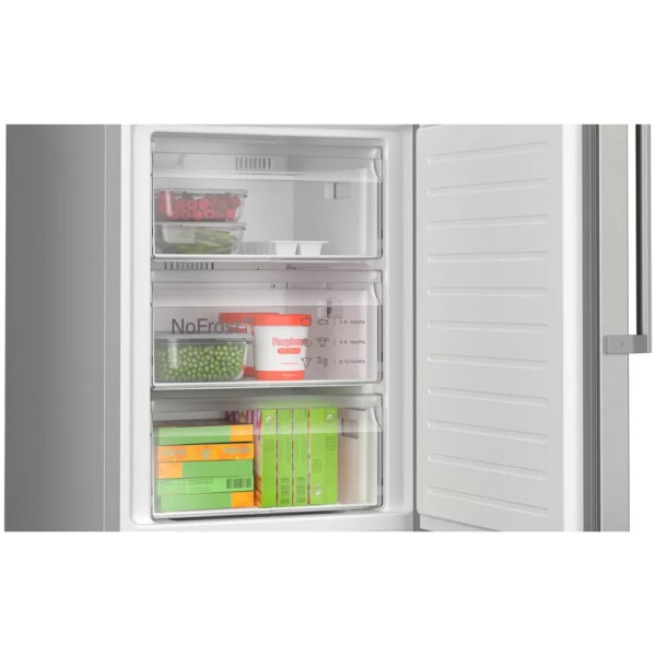 jlf electronics bosch kgn39vidt series 4 free fridge freezer 203 x 60 cm inox antifinger