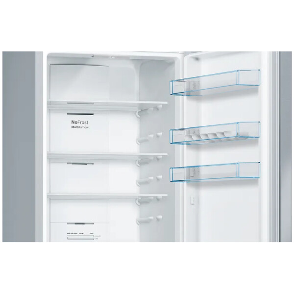 jlf electronics bosch kgn39mleb series 4 free fridge freezer 203 x 60 cm inox look