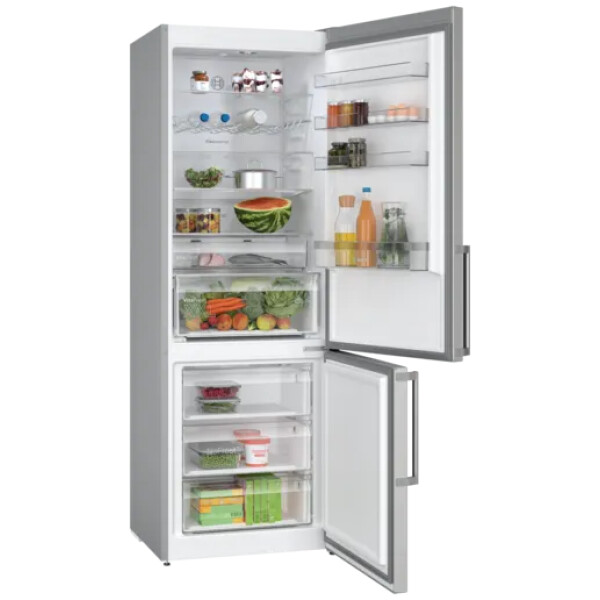 jlf electronics bosch kgn497ict series 4 free fridge freezer 203 x 70 cm inox antifinger