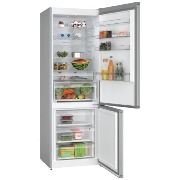 jlf electronics bosch kgn497ldf series 4 free fridge freezer 203 x 70 cm inox look