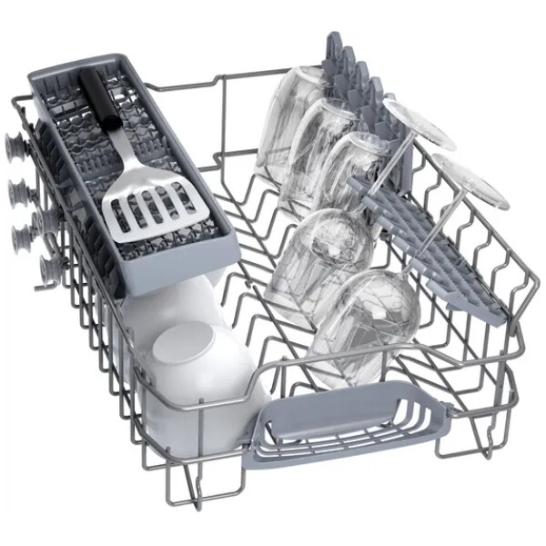 bosch spi2hks59e series 2 semi integrated dishwasher with visible front 45 cm stainless steel