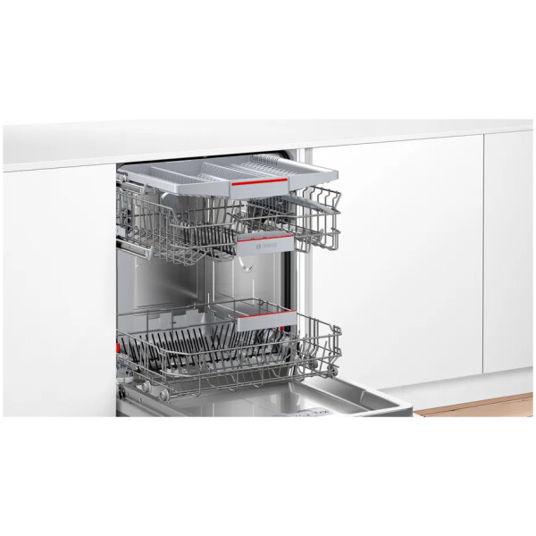 jlf electronics bosch smi4hvs33e series 4 semi integrated dishwasher with visible front 60 cm stainless steel