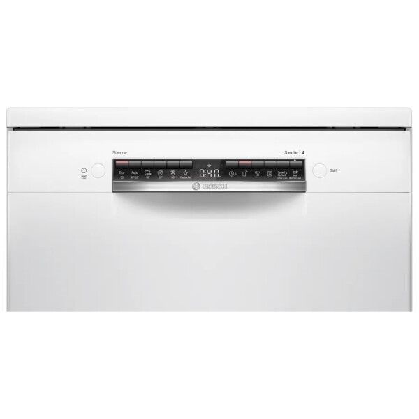 jlf electronics bosch sms4hmw02e series 4 freestanding dishwasher 60 cm white