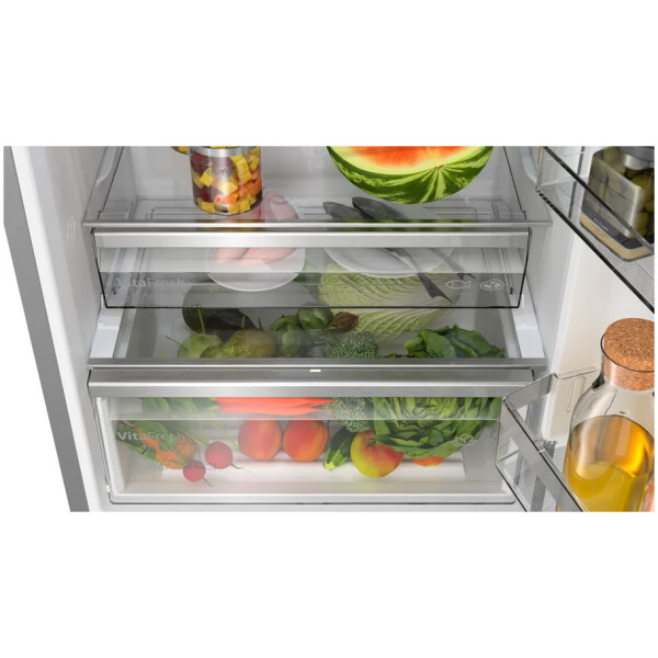 jlf electronics bosch kgn49aibt series 6 free fridge freezer 203 x 70 cm inox antifinger