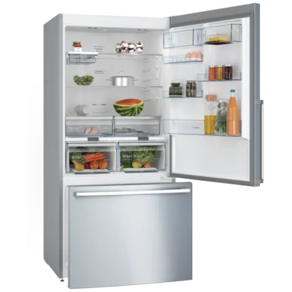 jlf electronics bosch kgb86xiep series 4 free fridge freezer 186 x 86 cm inox antifinger