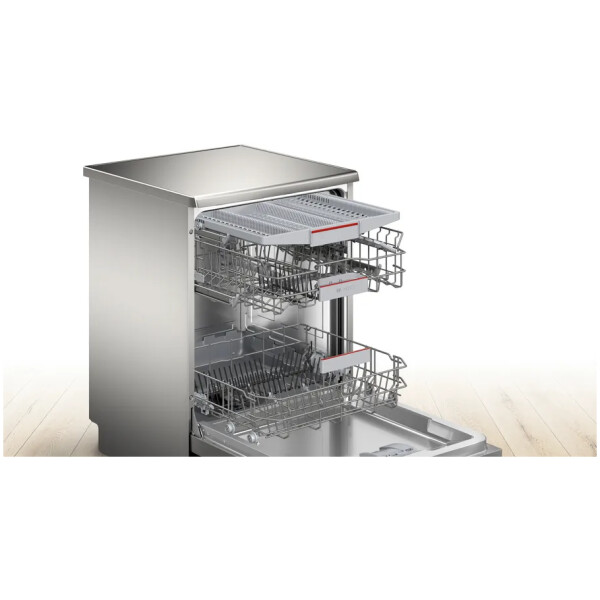 jlf electronics bosch sms4hvi45e series 4 freestanding dishwasher 60 cm inox