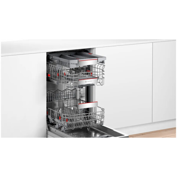 bosch spi6ems23e series 6 semi integrated dishwasher with visible front 45 cm stainless steel