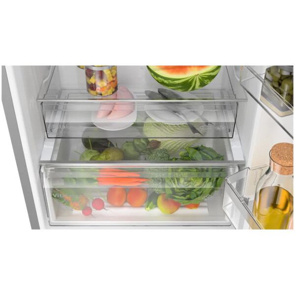 jlf electronics bosch kgn492ldf series 4 free fridge freezer 203 x 70 cm inox look