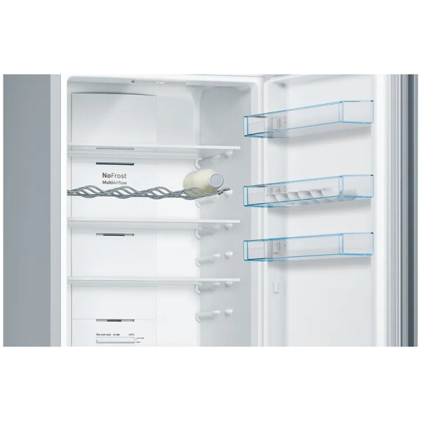 jlf electronics bosch kgn392ldc series 4 free fridge freezer 203 x 60 cm inox look