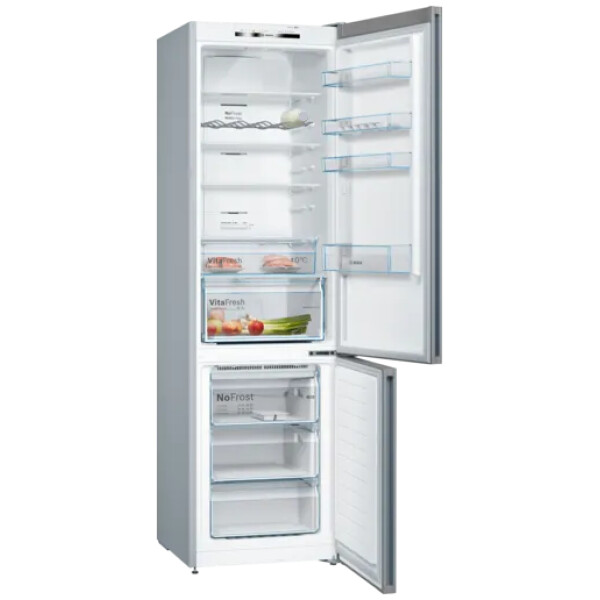 jlf electronics bosch kgn392ldc series 4 free fridge freezer 203 x 60 cm inox look