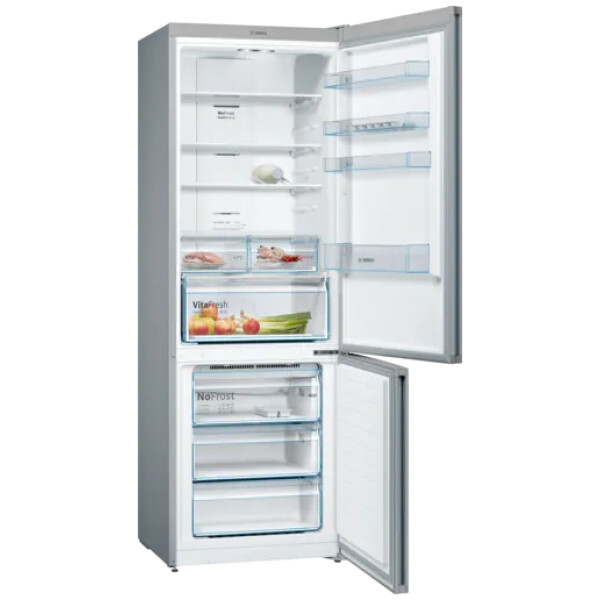 bosch kgn493ldc series 4 free fridge freezer 203 x 70 cm inox look
