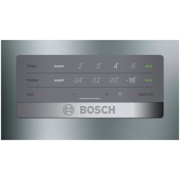 jlf electronics bosch kgn397ieq series 4 free fridge freezer 203 x 60 cm inox antifinger