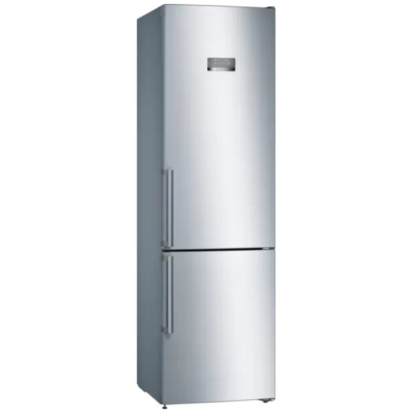 bosch kgn397leq series 4 free fridge freezer 203 x 60 cm inox look