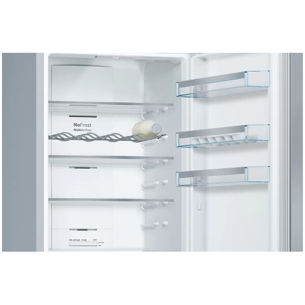 jlf electronics bosch kgn397leq series 4 free fridge freezer 203 x 60 cm inox look