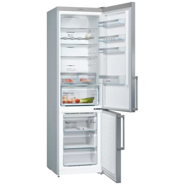 jlf electronics bosch kgn397leq series 4 free fridge freezer 203 x 60 cm inox look