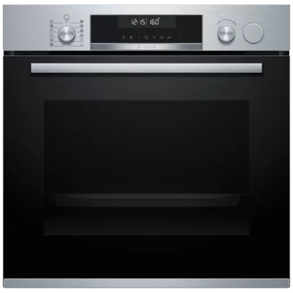 jlf electronics bosch hra518bs1 series 6 built in oven with additional steam function 60 x 60 cm inox