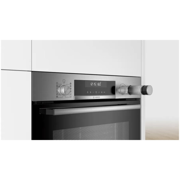 jlf electronics bosch hra518bs1 series 6 built in oven with additional steam function 60 x 60 cm inox