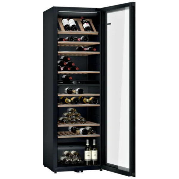 jlf electronics bosch kwk36abga series 6 wine cooler with glass door 186 x 60 cm