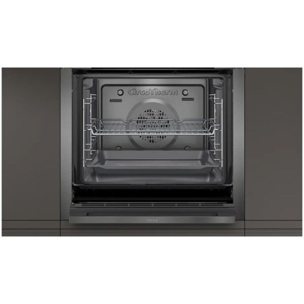 jlf electronics neff b5avm7ag0 no 50 built in oven with additional steam function 60 x 60 cm graphite grey