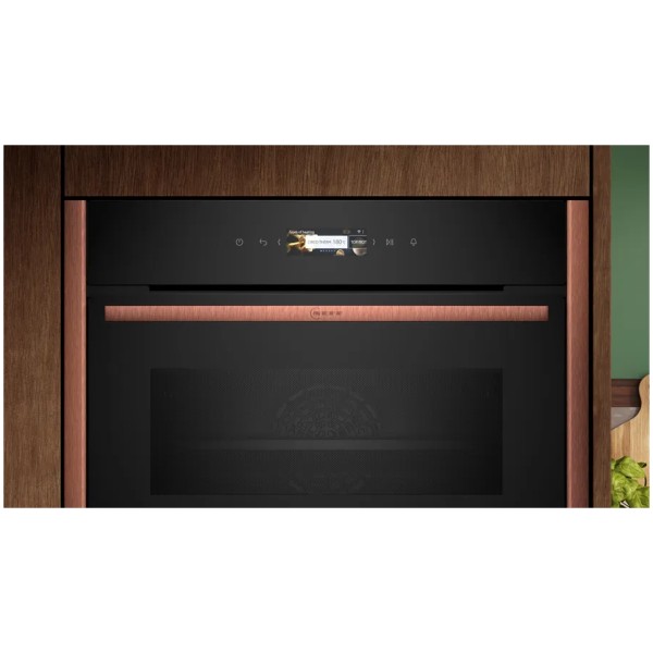 jlf electronics neff c29mr21y0 no 70 built in compact oven with microwave function 60 x 45 cm flex design