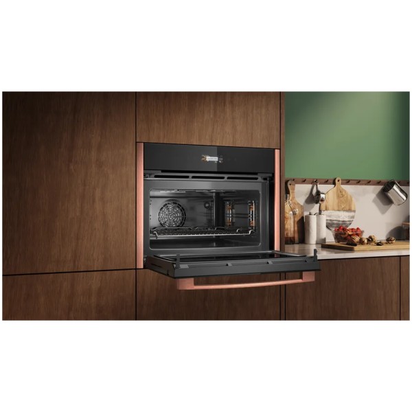 jlf electronics neff c29mr21y0 no 70 built in compact oven with microwave function 60 x 45 cm flex design