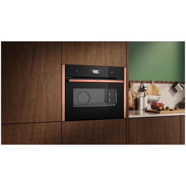 jlf electronics neff c29fs3ay0 no 90 compact built in oven with steam function 60 x 45 cm flex design