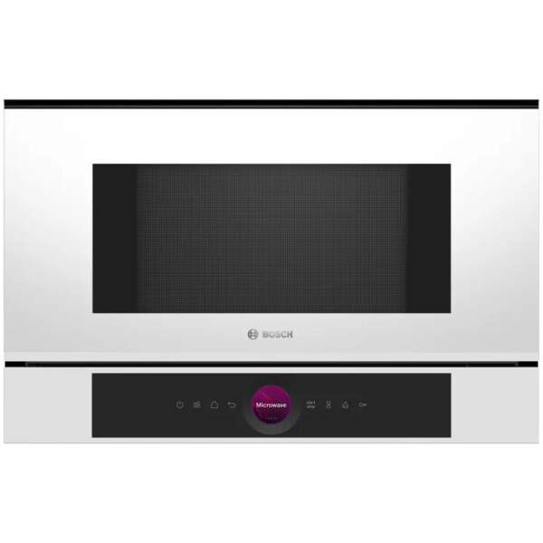 jlf electronics bosch bfl7221w1 series 8 built in microwave oven white