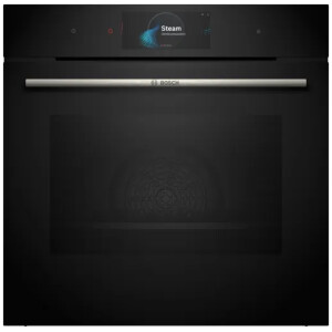 jlf electronics bosch hsg7584b1 series 8 built in oven with steam function 60 x 60 cm black